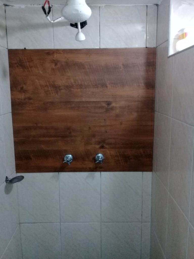 piso vinilico no banheiro