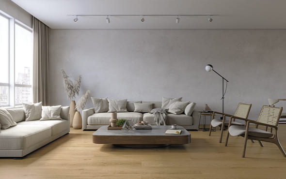 tipos de piso para sala com orçamento limitado