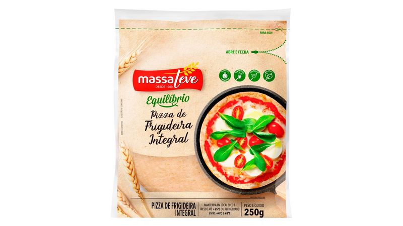 diferença pizza integral e branca