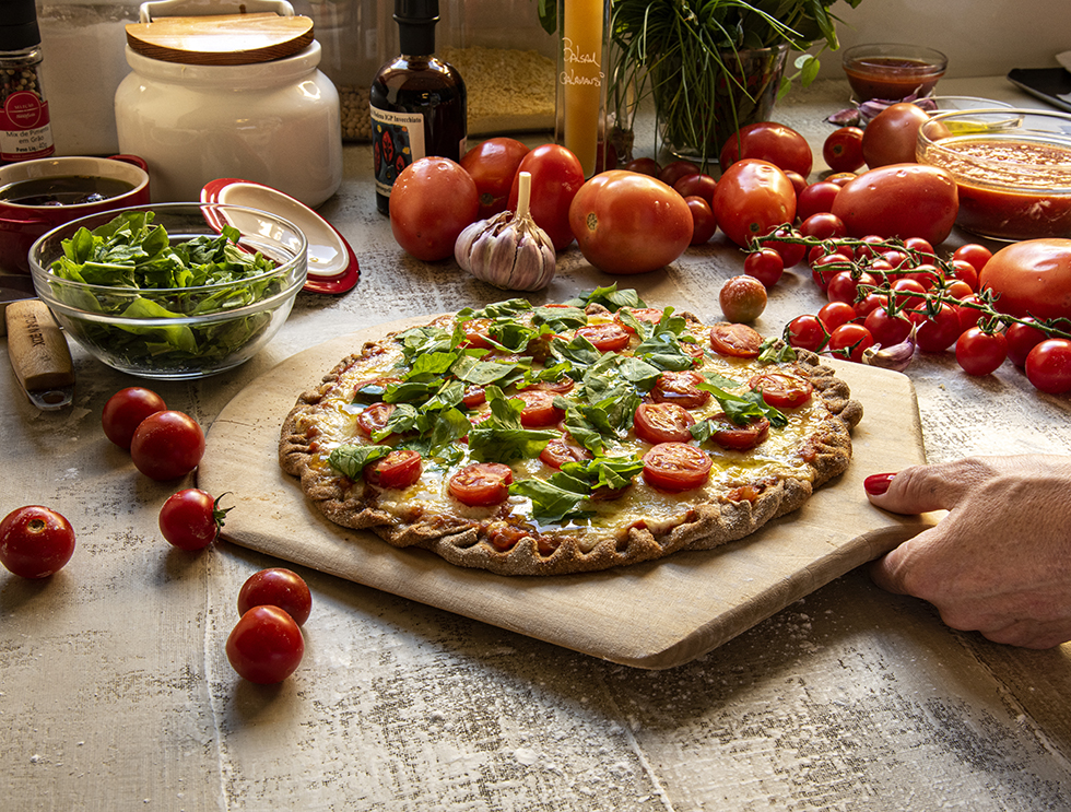 pizza integral para emagrecer