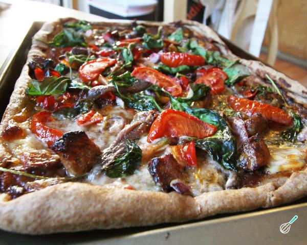 diferença pizza integral e branca