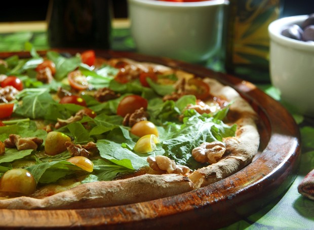 pizzas com massa integral