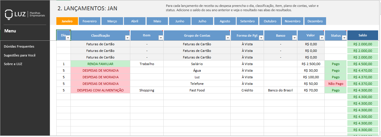 planejamento financeiro pessoal