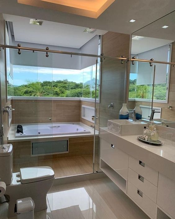 ideias de planta baixa banheiro 2x2 moderno