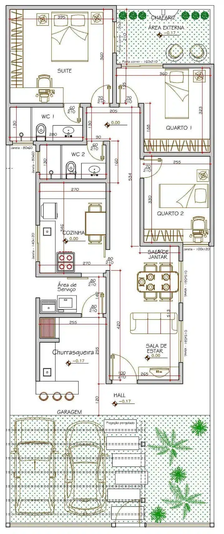 etapas para criar planta de casa