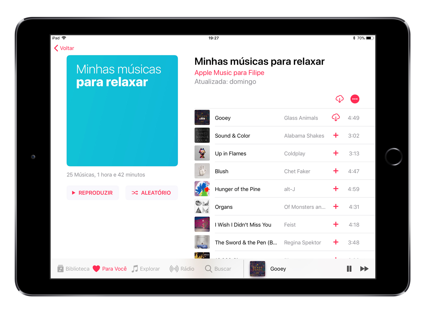 playlists para relaxar
