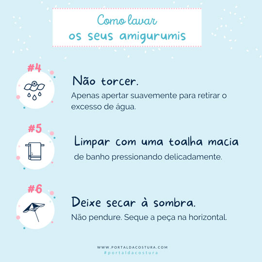 pode lavar amigurumi na maquina