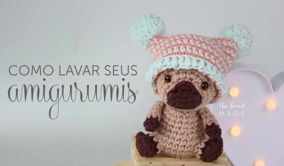 como lavar amigurumi na máquina passo a passo