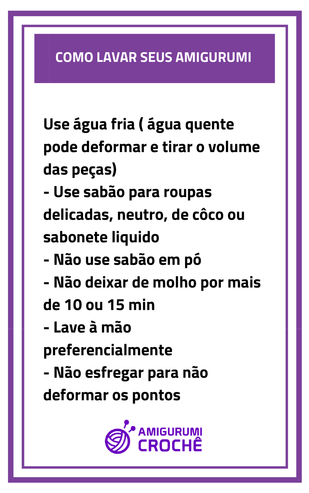 posso lavar amigurumi na máquina de lavar