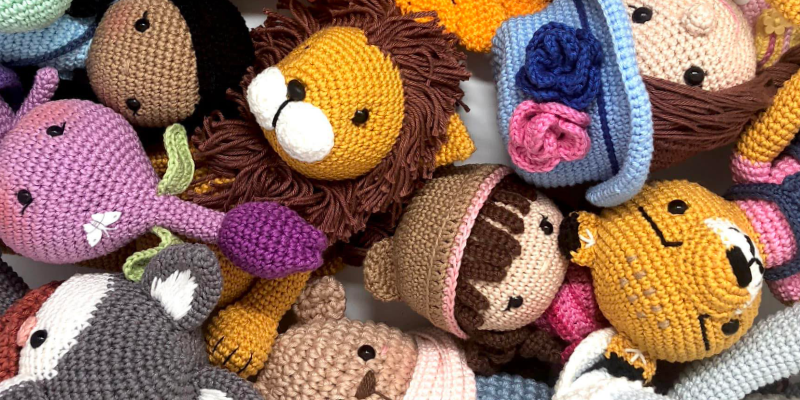 lavar amigurumi na máquina de lavar