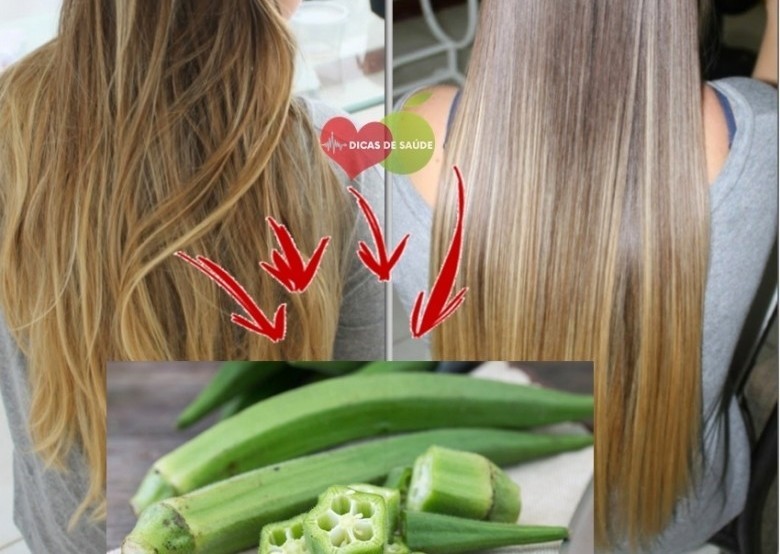 pode passar quiabo no cabelo