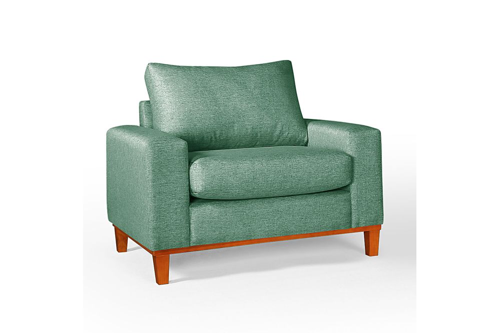 poltronas em linho e veludo