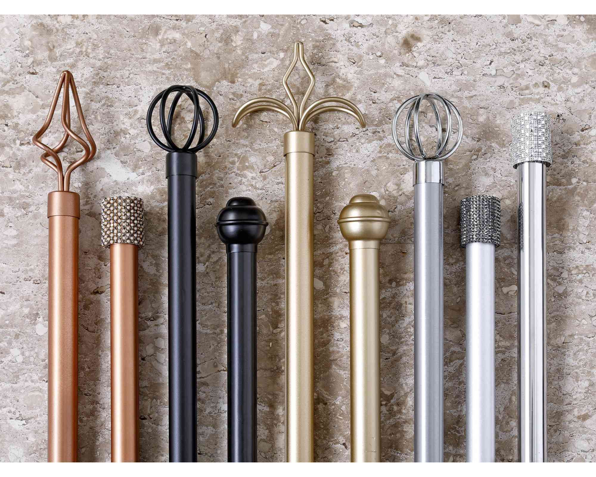 Guia completo de materiais para ponteiras de varão