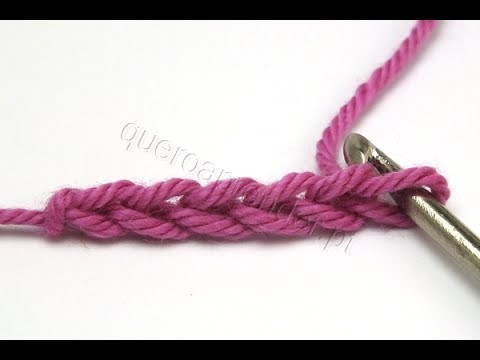 ponto baixíssimo crochê iniciante