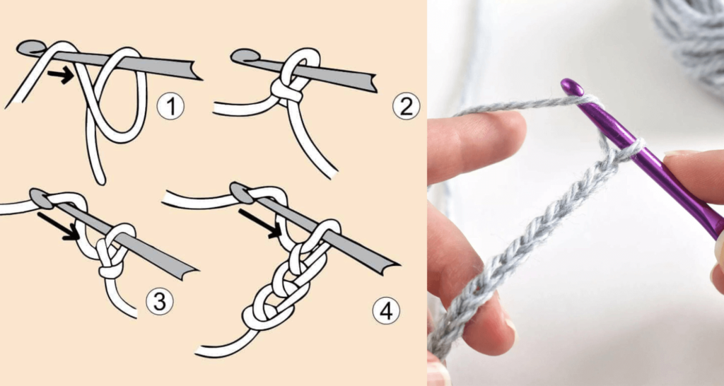 ponto baixíssimo crochê iniciante