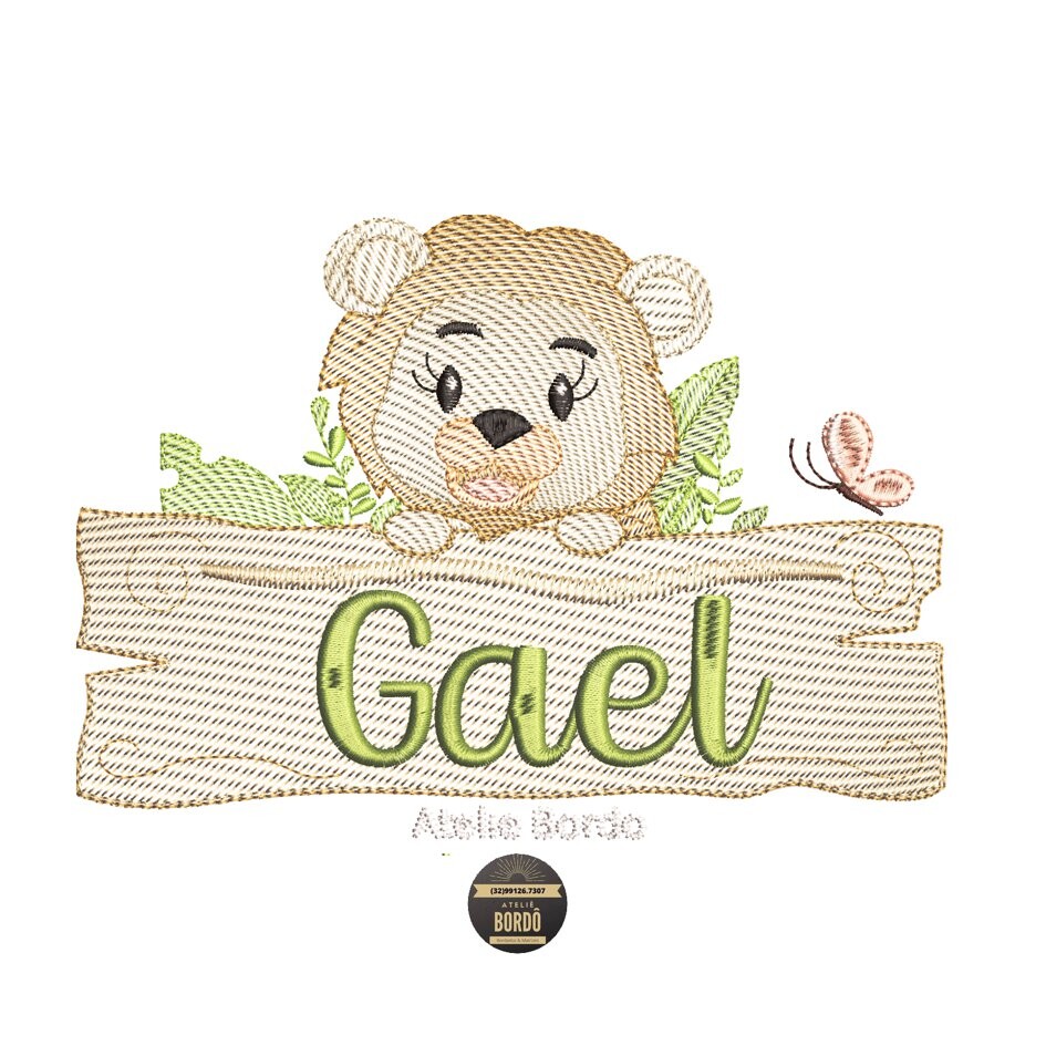 pontos de bordado para nomes