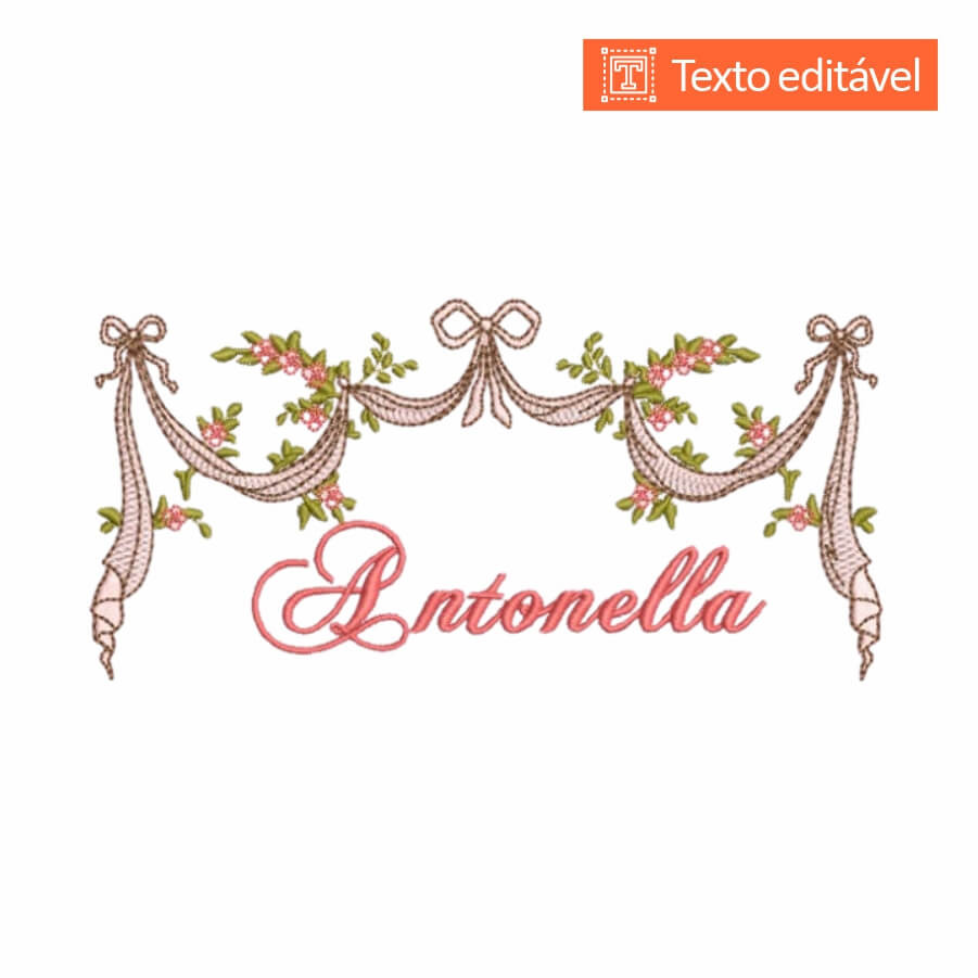 pontos de bordado para nomes