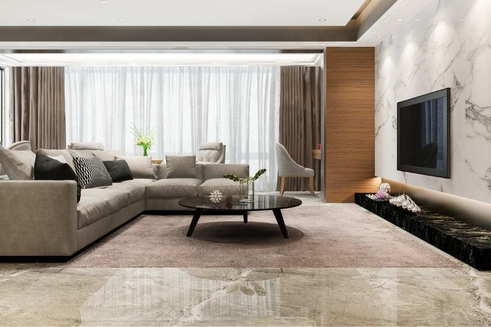 porcelanato acetinado ou polido