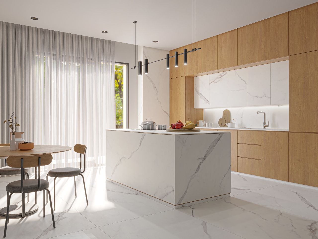 porcelanato para cozinha