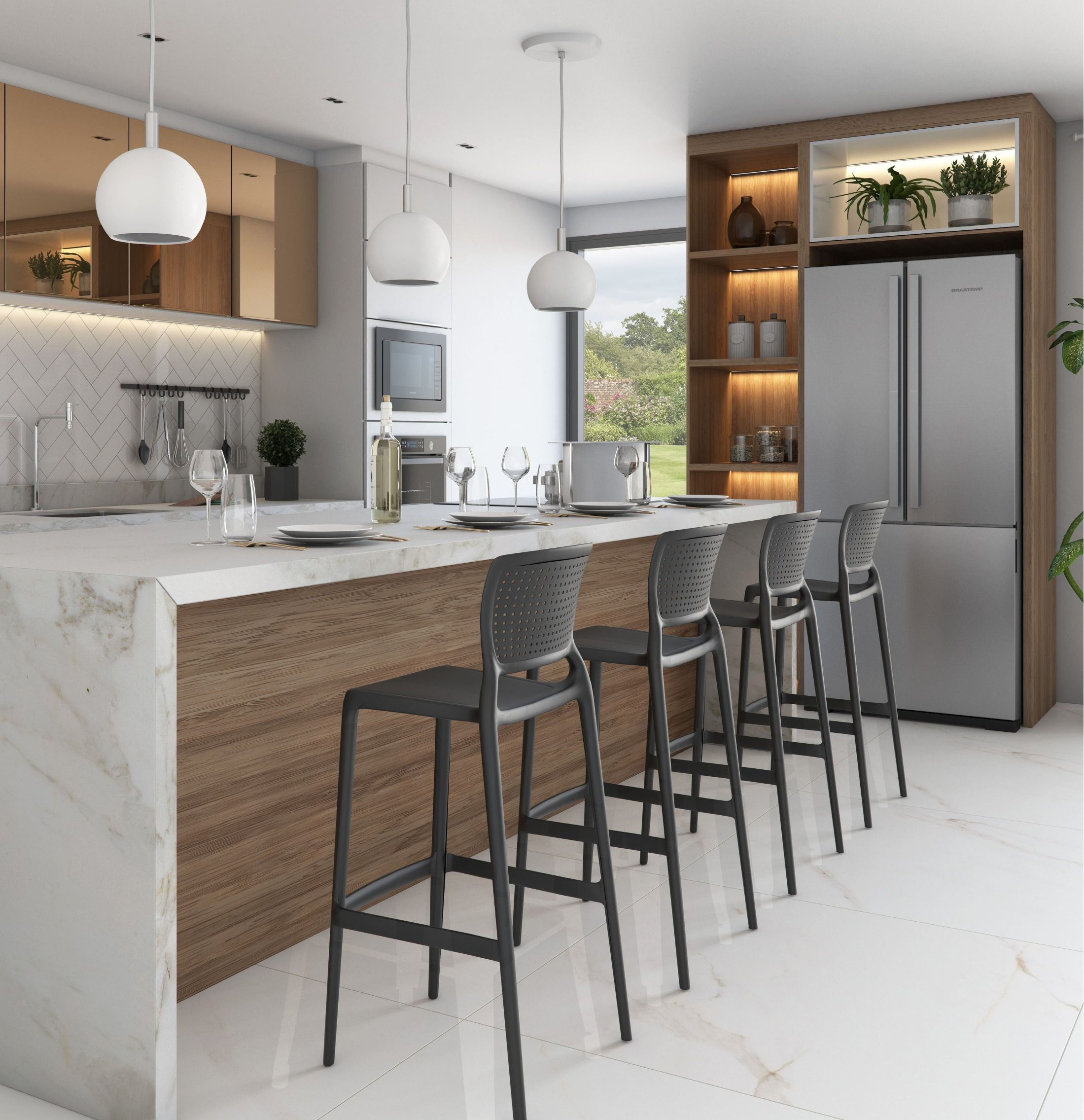 porcelanato para cozinha