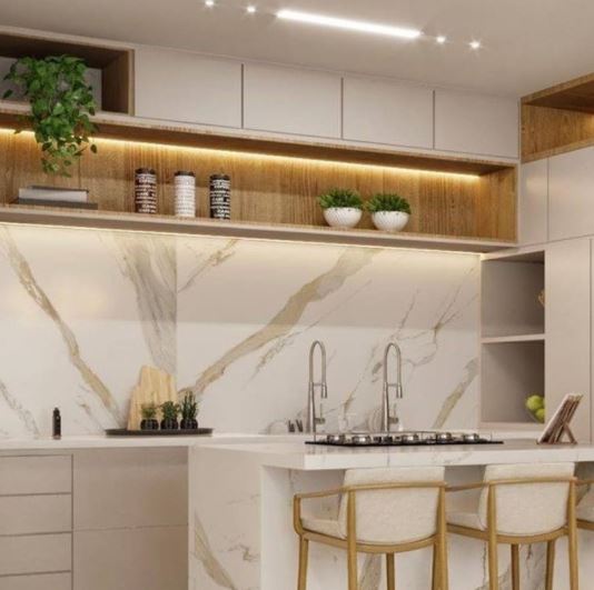 porcelanato para cozinha