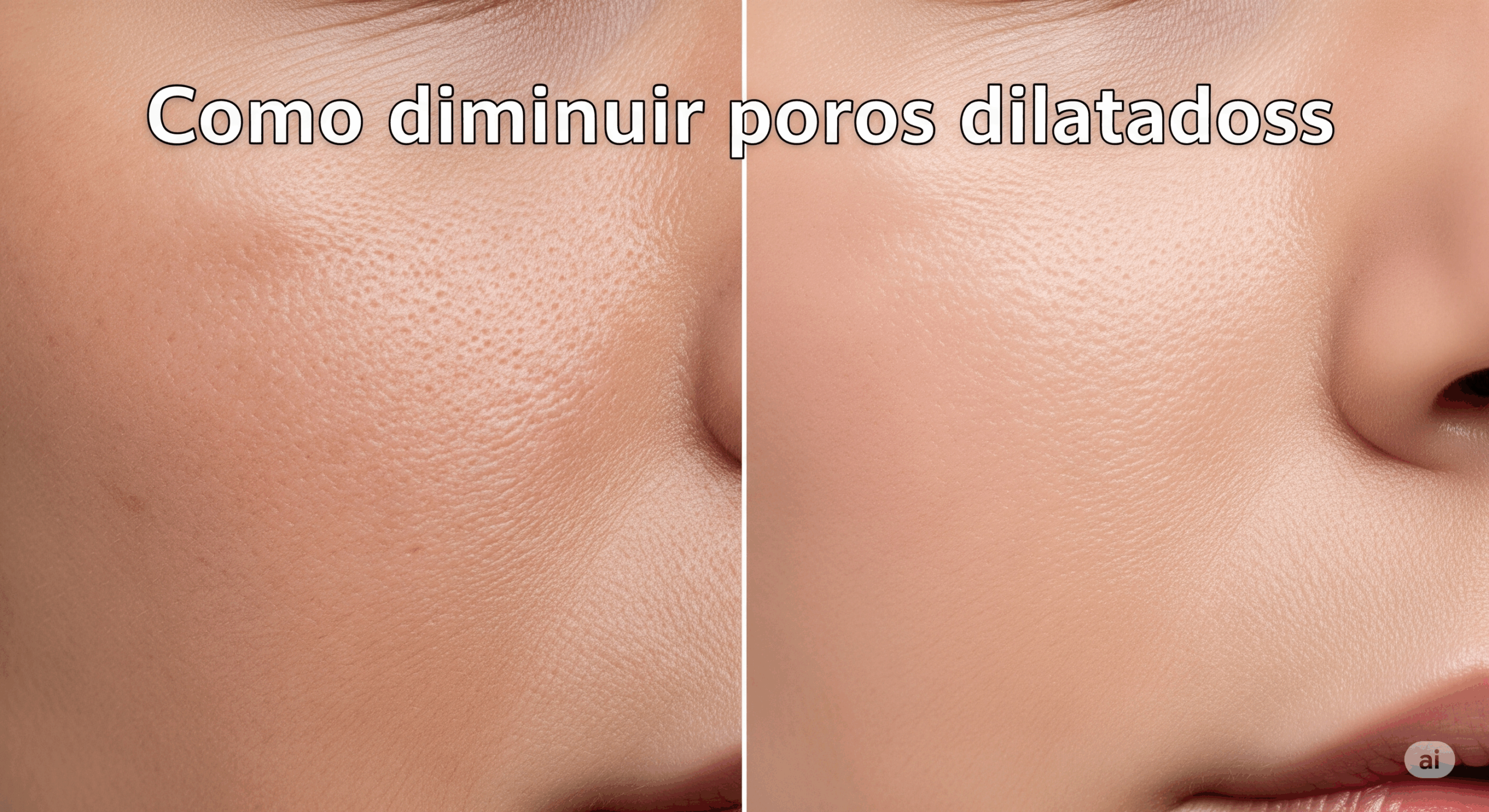 tratamento para poros dilatados