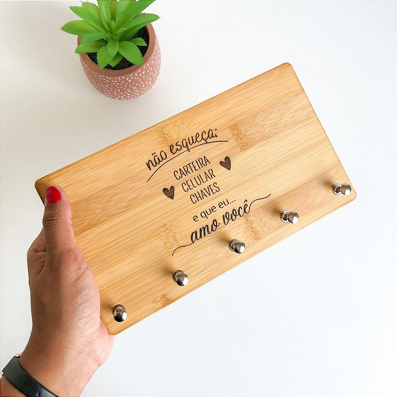 porta chaves de parede criativo