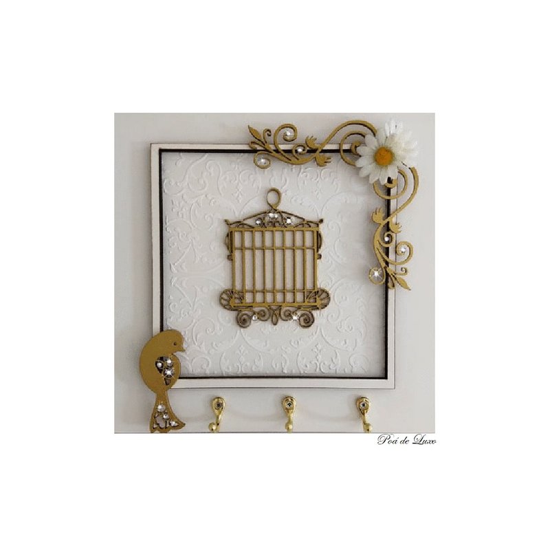 porta chaves de parede criativo