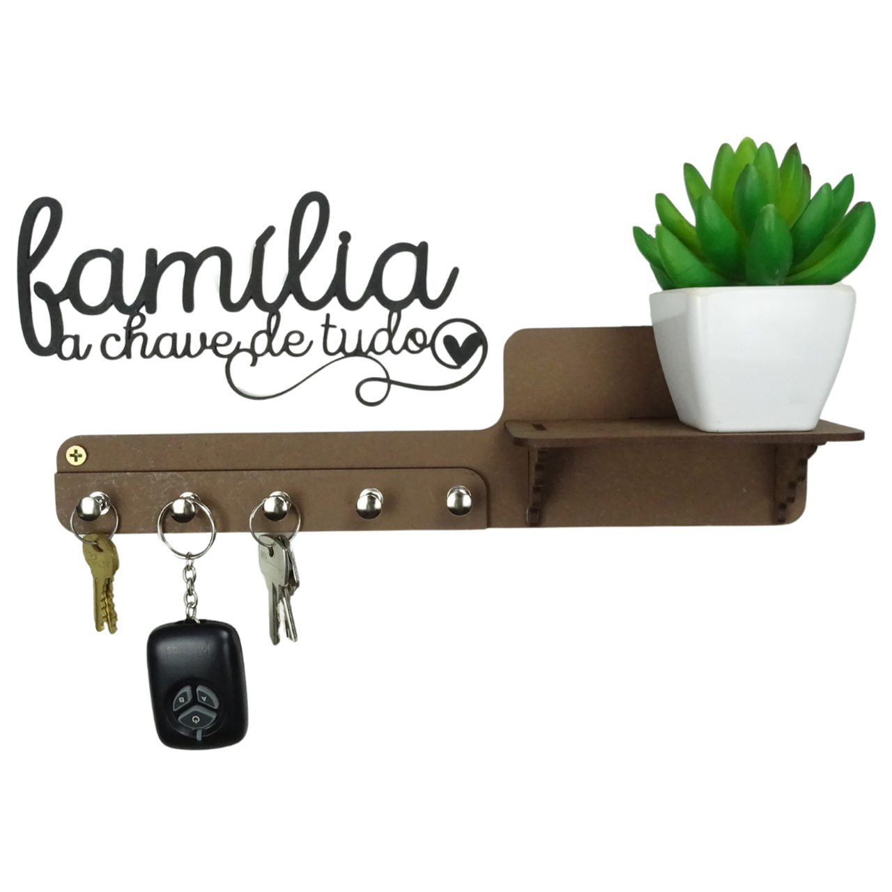 DIY: Porta-chaves de parede criativos e fáceis de fazer