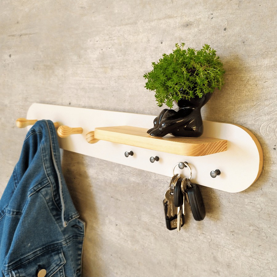 DIY: Porta-chaves de parede criativos e fáceis de fazer