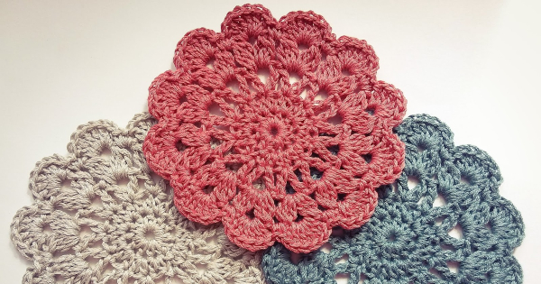 porta copos de croche facil