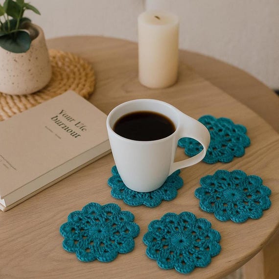 passo a passo porta copo redondo de crochê