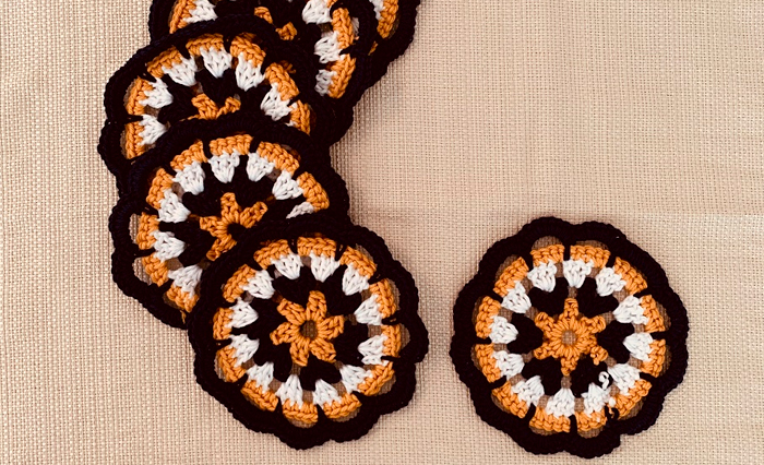 porta copos de croche facil