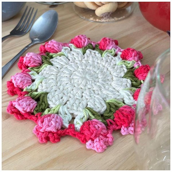 como fazer porta copo de crochê fácil para iniciantes