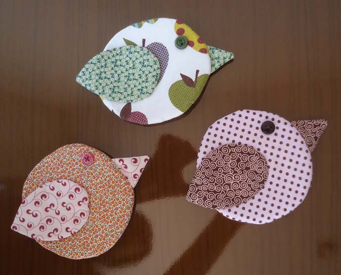 porta-copos de tecido