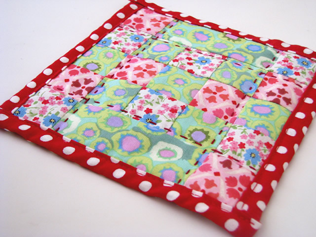 porta-copos de tecido