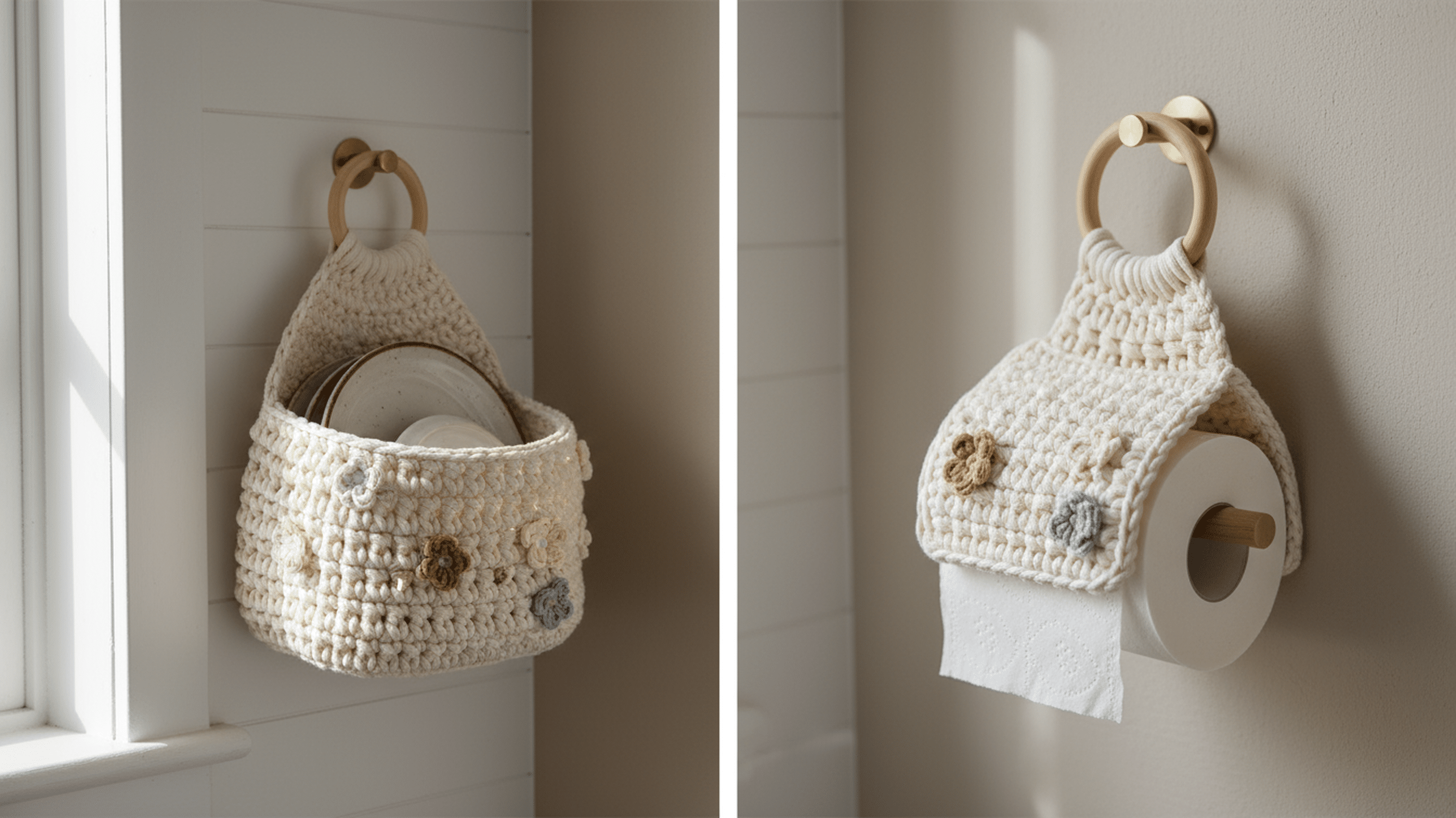 porta-maquiagem com rolo de papelão