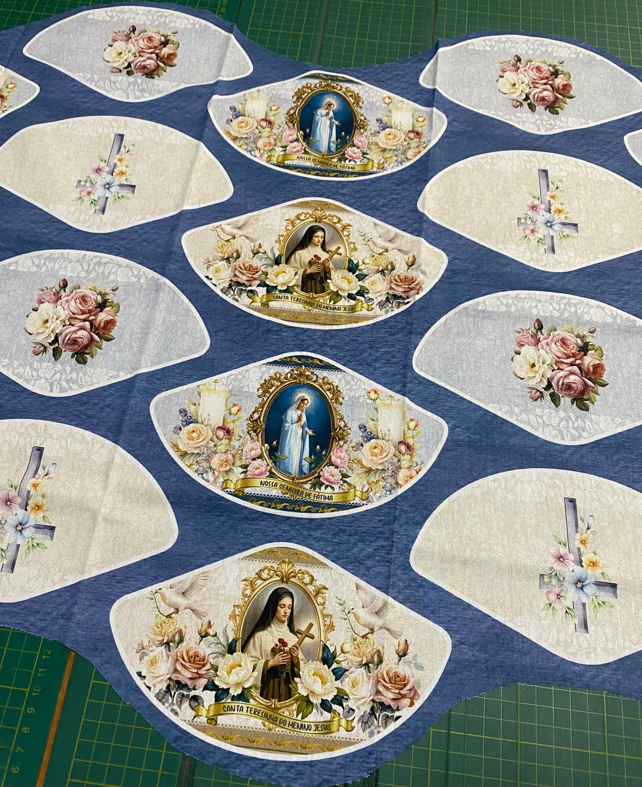 porta-moedas com retalho de tecido