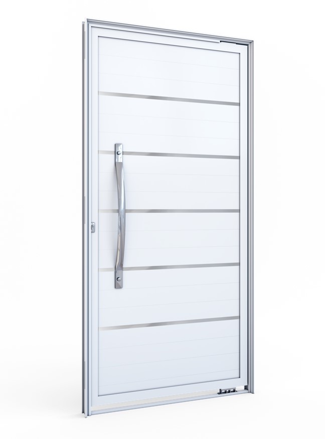 Linha 30 vs. Linha Super 25: Qual a Melhor Porta Pivotante de Alumínio para Você?