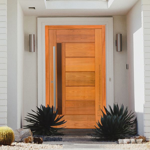 Portas Pivotantes com Detalhes: Vidro