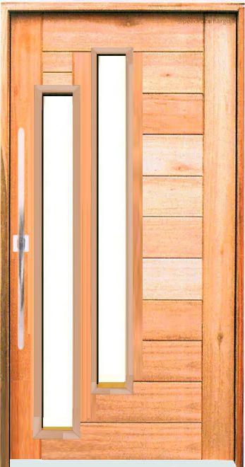 Portas Pivotantes com Detalhes: Vidro