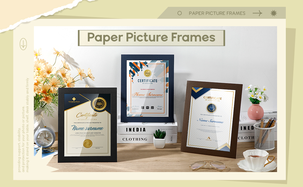 porta retrato de papelo