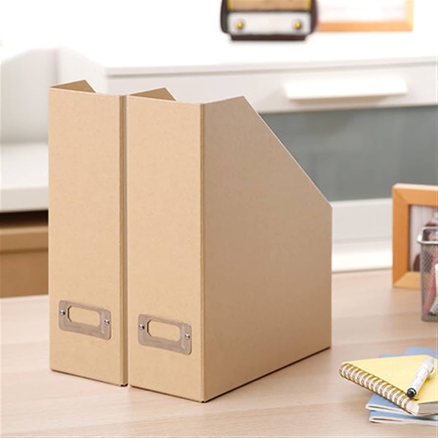 porta revista com caixa de papelão