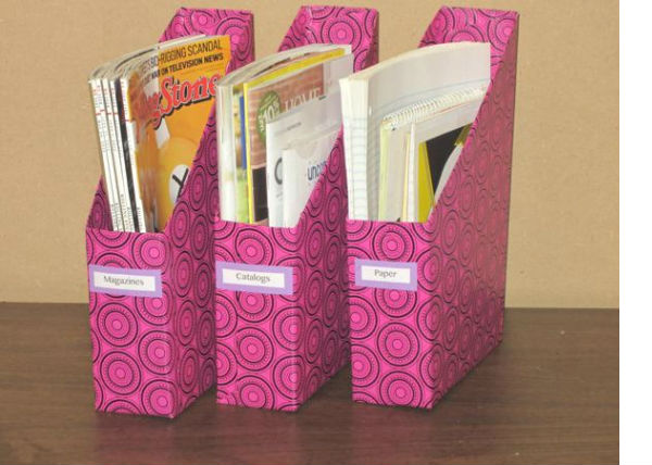 organizador de revistas diy fácil