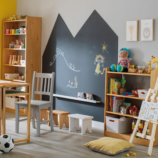 prateleira preta fina para quadros