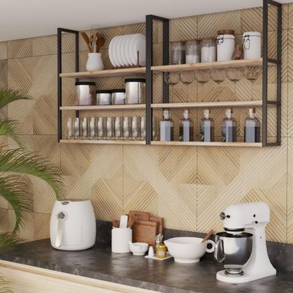 Prateleiras de aço vs. madeira: Qual a melhor para sua cozinha?