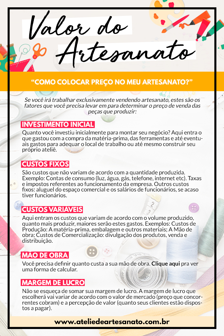 aplicativo de precificação para artesãos