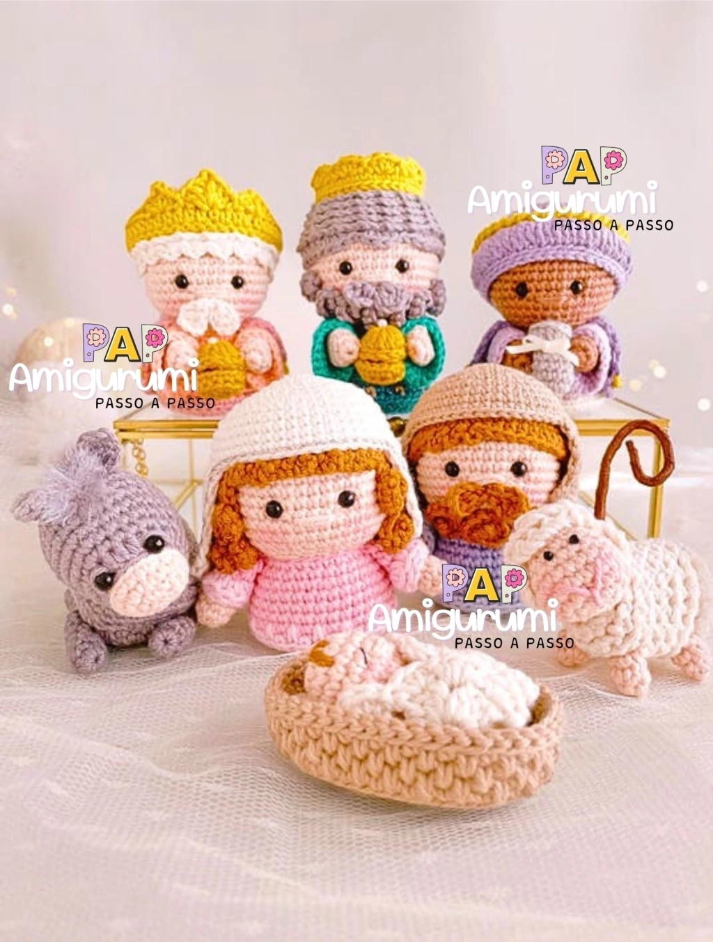 Presépio amigurumi para bebês