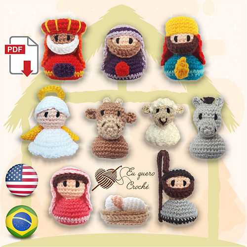 Presépio Amigurumi Personalizado: Ideias e Inspirações