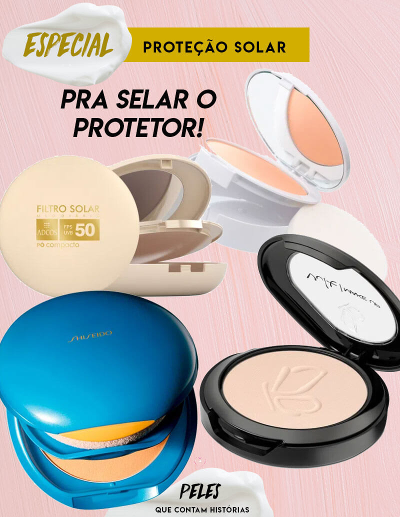 protetor solar em pó
